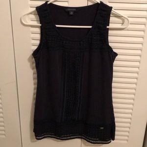 Navy Tommy Hilfiger Tank Top Blouse